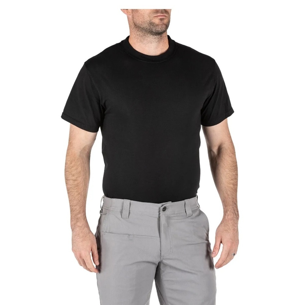 5.11 Tactical Men's Black Crew Neck T Shirt Size XL Cotton